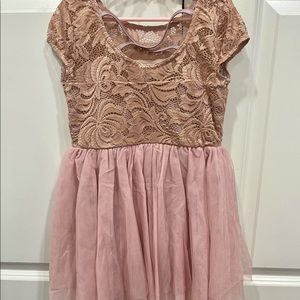 Rose lyrical dance costume